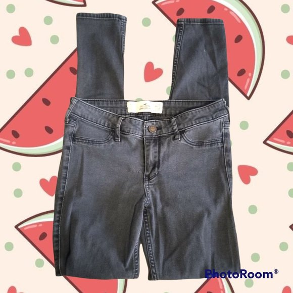 Hollister Denim - Hollister Jeggings + 1L +  25X31 + Black
